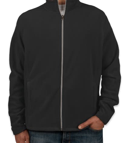Port Authority Full Zip Microfleece Jacket - Black