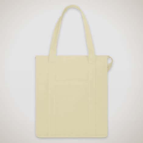 Hercules Zippered Insulated Grocery Tote - Cream