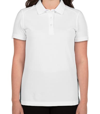 Cutter & Buck Ladies Advantage Charged Cotton Polo - White