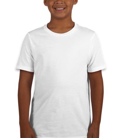 Next Level Youth Jersey T-shirt - White