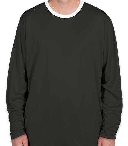 Augusta Colorblock Basketball Shooting Shirt - Slate / White
