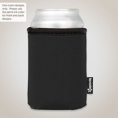 Contrast Foldable Can KOOZIE ® - Black