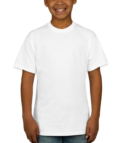 Hanes Youth 50/50 T-shirt - White