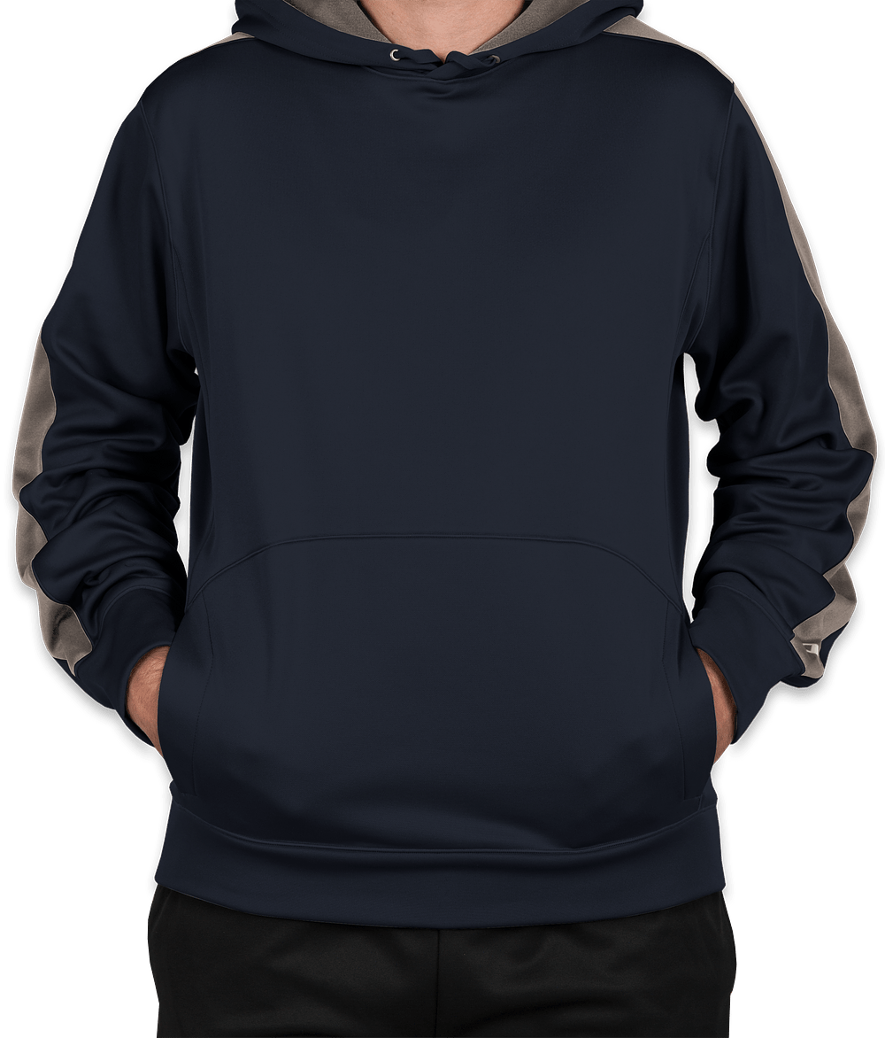 Custom Champion Colorblock Performance Pullover Hoodie ...