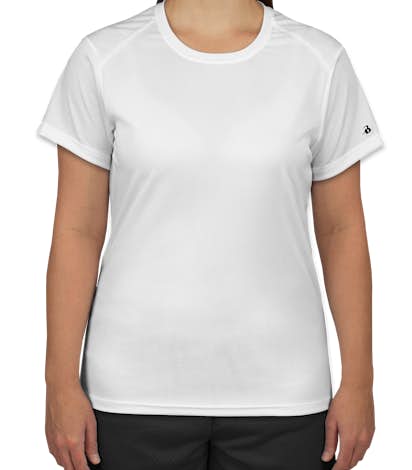 Badger B-Dry Ladies Performance Shirt - White