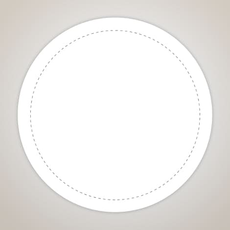 Full Color 2 in. Circle Roll Labels (500 per roll) - White