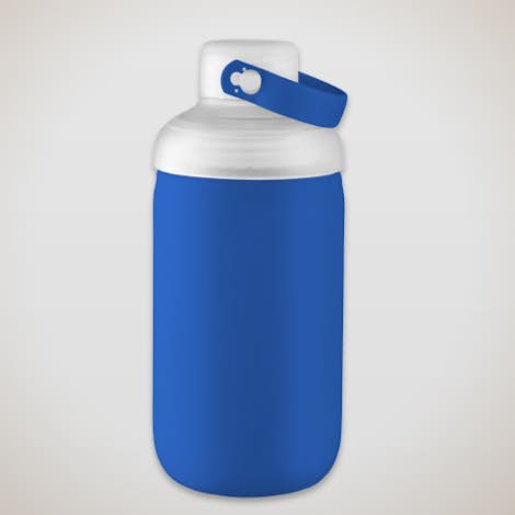 20 oz. Poppi Glass Water Bottle - Blue