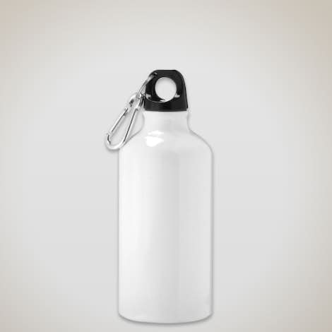 17 oz. Shorty Aluminum Water Bottle - White