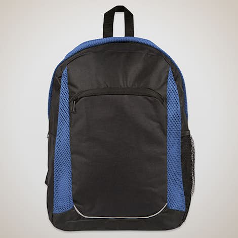 Mesh Stripe Backpack - Black / Reflex Blue