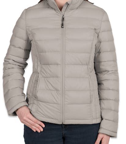 Weatherproof Ladies Packable Down Jacket - Aluminum
