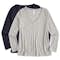 Bella Ladies Flowy Long Sleeve V-Neck T-shirt