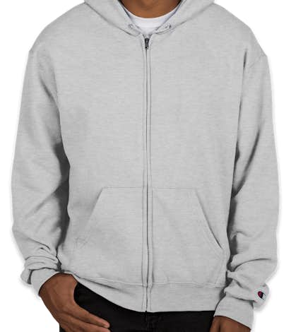 Champion 50/50 Eco Zip Hoodie - Silver Grey