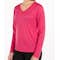 Sport-Tek Ladies Long Sleeve Heather V-Neck Performance Shirt - Other View: 1