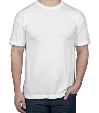American Apparel USA-Made 50/50 T-shirt - White