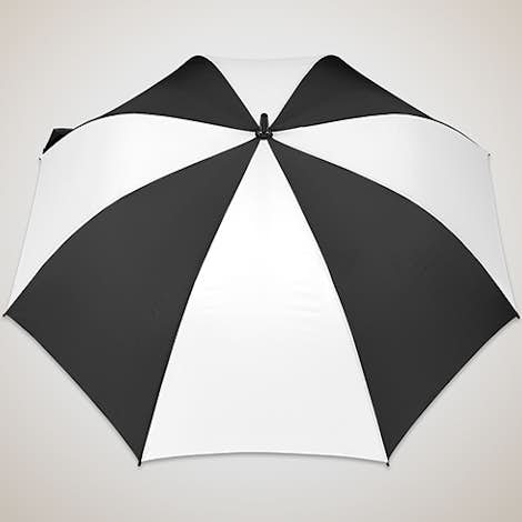 58" Ultra Value Auto Open Golf Umbrella - Black / White