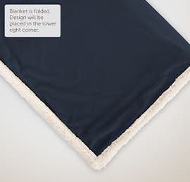 Field & Co.® Sherpa Blanket - Color: Navy