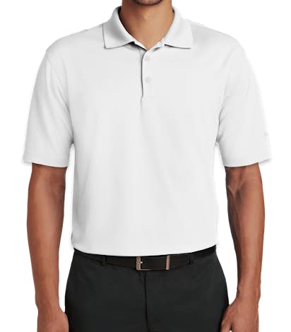Nike Golf Dri-FIT Micro Pique Performance Polo - White