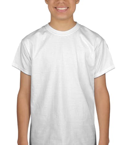 Port & Company Youth 100% Cotton T-shirt - White