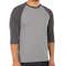 Canada - Anvil Tri-Blend Baseball Raglan - Other View: 1