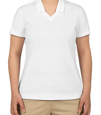 Nike Golf Ladies Dri-FIT Micro Pique Performance Polo - White
