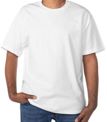 Hanes Beefy-T - White