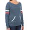 Alternative Apparel Ladies Tri-Blend Wideneck Sweatshirt - Other View: 1