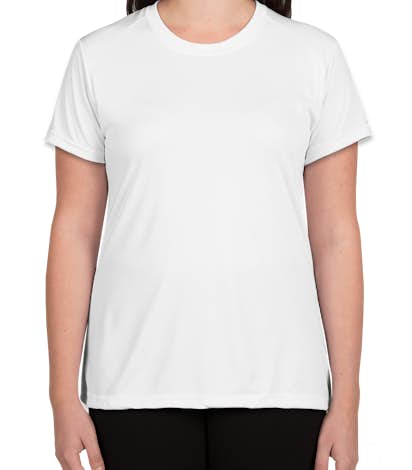 A4 Ladies Promotional Performance Shirt - White