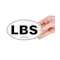 5.75 in. x 3.375 in. Oval Car Magnet w/ contrast trim - Other View: 1
