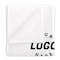 Heavyweight White Screenprinted Beach Towel