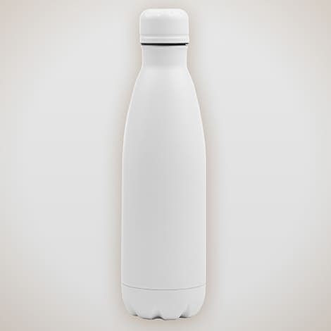 17 oz. Copper Vacuum Insulated Water Bottle - Matte White