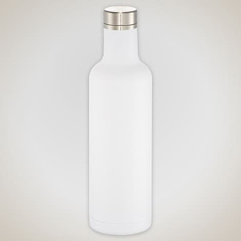 25 oz. Copper Vacuum Insulated Water Bottle - White