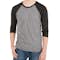 Next Level Tri-Blend Baseball Raglan - Other View: 1