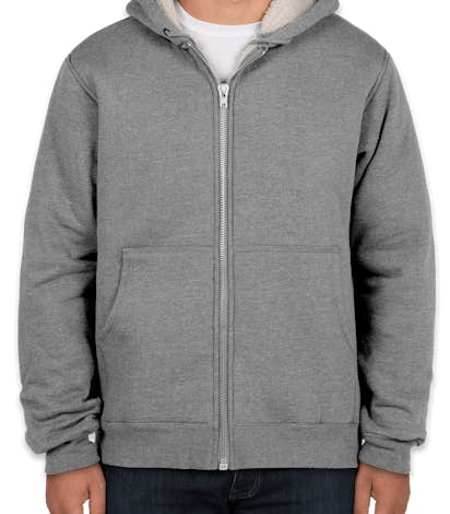 CornerStone DWR Heavyweight Sherpa-Lined Hooded Work Jacket - Grey