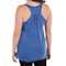 Bella Ladies Flowy Melange Racerback Tank - Other View: 2
