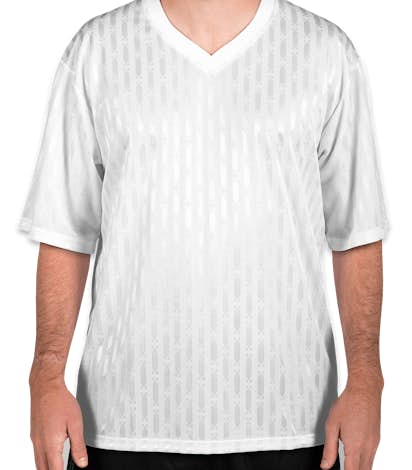 Teamwork Cascade Soccer Jersey - White / White / White