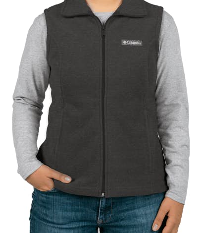 Columbia Ladies Benton Springs Fleece Vest - Charcoal Heather