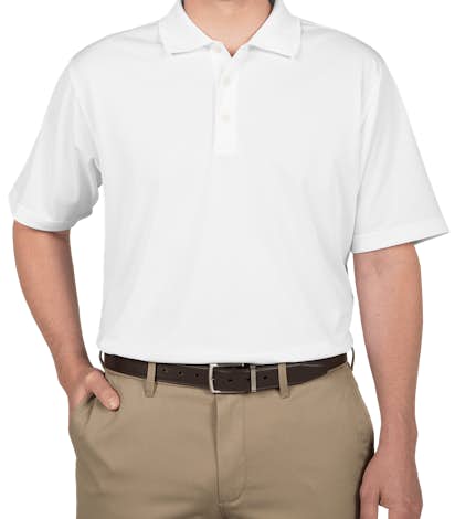 Adidas ClimaLite Performance Polo - White / Black