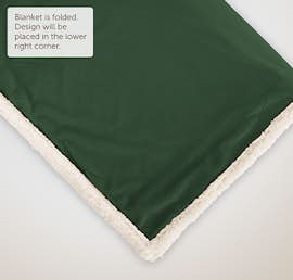Field & Co.® Sherpa Blanket - Color: Green