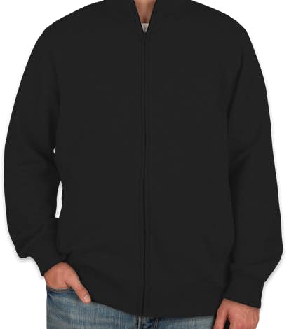 Sport-Tek Premium Full Zip Sweatshirt - Black