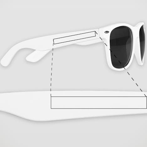 Matte Malibu Sunglasses - White