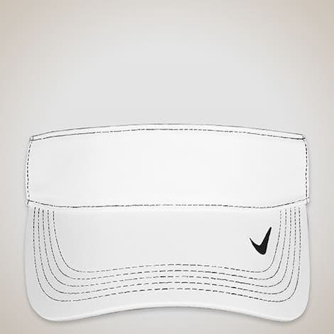 Nike Golf Dri-FIT Swoosh Performance Visor - White
