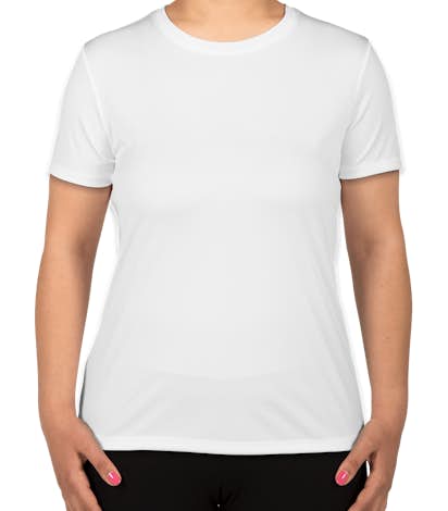 Hanes Ladies Cool Dri Performance Shirt - White