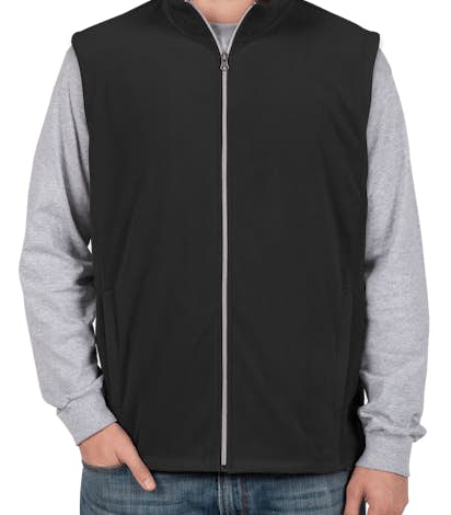 Port Authority Microfleece Vest - Black