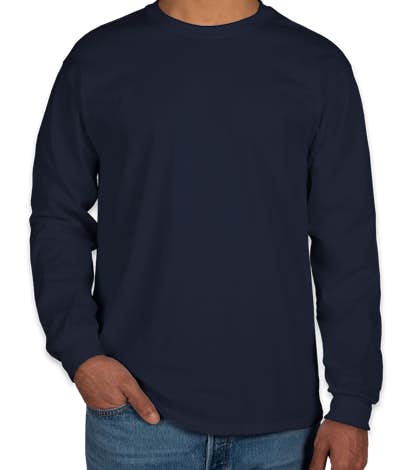 Design Custom Printed Gildan Ultra Cotton Long-sleeve T-Shirts Online ...