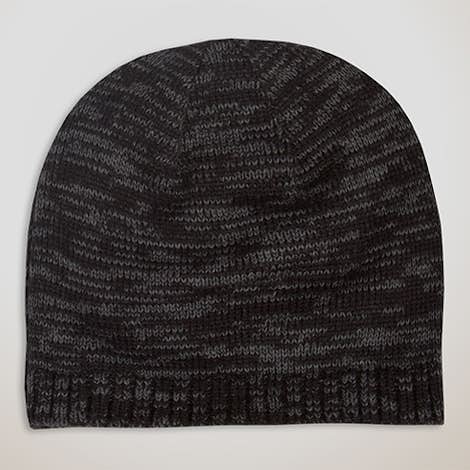 District Spaced-Dyed Beanie - Black / Charcoal