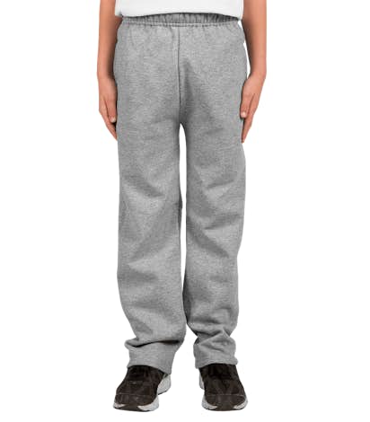 Jerzees Youth Open Bottom Sweatpants - Oxford