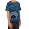 Dyenomite Youth Paw Print Tie-Dye T-shirt - Other View: 1