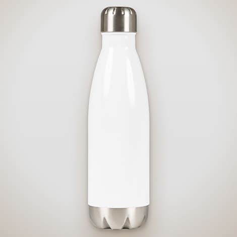 17 oz. Insulated Stainless Steel Bottle - Gloss White