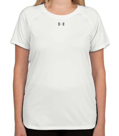 Under Armour Ladies Locker Performance Shirt - White