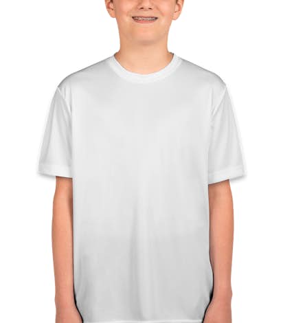 Sport-Tek Youth Competitor Performance Shirt - White
